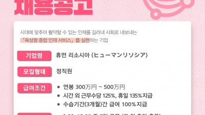 (n-24) 휴먼 리소시아 네크워크 서버 관리 정사원